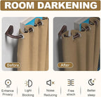 GXOACKJ Brown Curtain Rods for Windows 28 to 60 inch, 5/8 inch Adjustable Wrap - Image 2