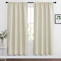 RYB HOME Curtains for Bedroom Living Room 72 inches Long, Thermal Insulated by RYBHOME