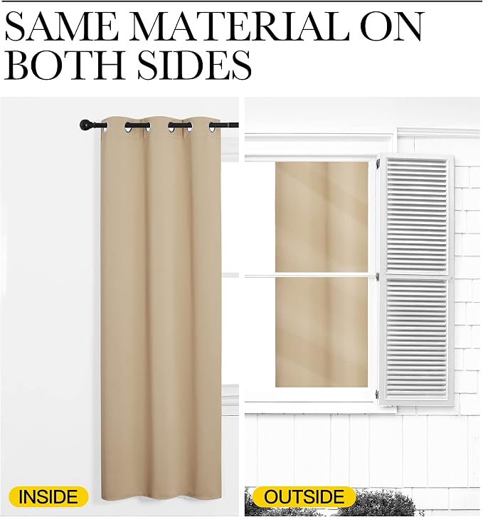 NICETOWN Room Darkening Curtain Panels - Image 6