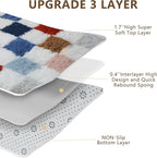 Large Shag Area Rug for Bedroom Living Room, 9x12 Fluffy Soft Colorful - Image 5