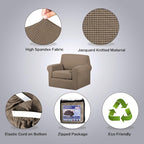 H.VERSAILTEX 2 Piece Couch Cover Stretch Stylish Chair Cover Furniture - Image 4