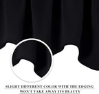 NICETOWN 2 Panels Blackout Valances Farmhouse Kitchen Window Treatment Thermal - Image 3