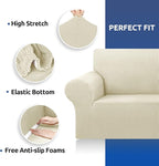 KEKUOU Stretch Oversized Sofa Slipcover 1 Piece Couch Sofa Cover Furniture - Image 3
