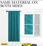 NICETOWN RV Blackout Curtains for Camper Windows, Peacock Blue, Kitchen Curtains - Image 5