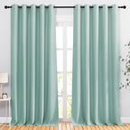 NICETOWN Room Darkening 118 inch Long Curtains, Grommet Thermal Drapes Weighted by NICETOWN