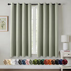 MIULEE Sage Green Blackout Curtains by MIULEE