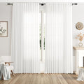 Extra Wide 100 Inch Linen Curtains by Nanspring