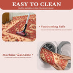 SERISSA 9x12 Area Rugs for Living Room, Large Washable Non-Slip Boho Rug - Image 4