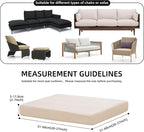 Outdoor Cushion Covers Set, Replacement - Image 2
