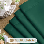 HOMEIDEAS Christmas Non-See-Through Hunter Green Privacy Sheer Curtains - Image 5