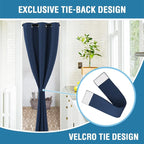 H.VERSAILTEX Doorway Curtain Blackout Closet Door Curtain Room Divider Window - Image 7