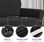 ZNSAYOTX Super Stretch Couch Cover Love Seat Sofa Covers - Image 3