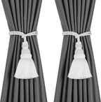 Fenghuangwu 2 Pack Curtain Tie Backs Rope Tassels by fenghuangwu