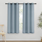NICETOWN Thick Linen Blend Curtains Flax Textured by NICETOWN