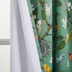 Topfinel Floral Two Pages Curtains 84 Inches Long Drapes, Vintage French - Image 9