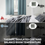 BGment Room Darkening Curtains 54 Inches Long - Image 3