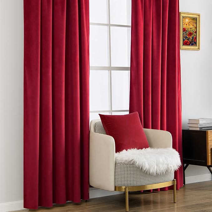 MIULEE Velvet Curtains 90 inches - Image 5