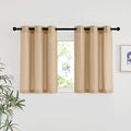 NICETOWN Linen 36 inch Curtains by NICETOWN