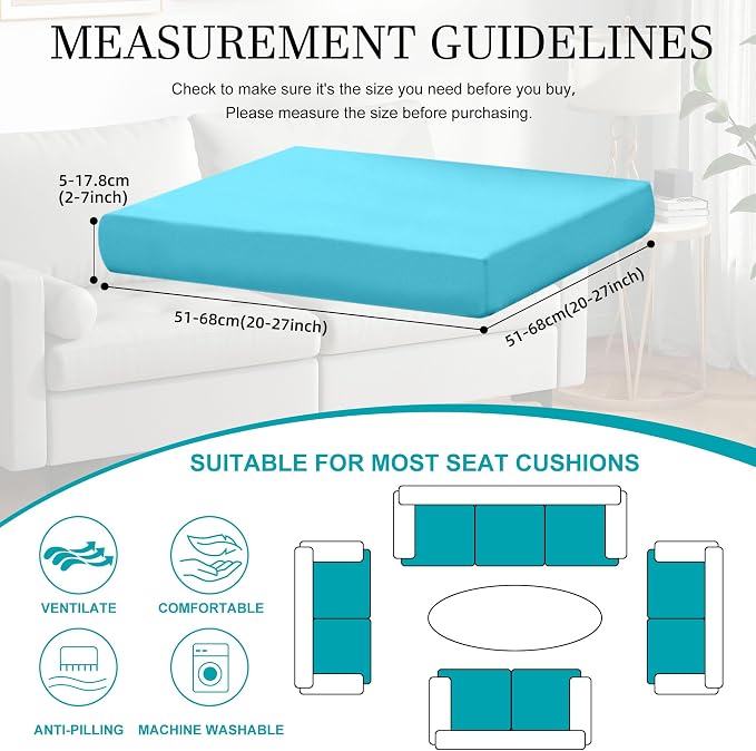 14Pcs Stretch Patio Cushion Covers, Outdoor Couch Covers Replacement, Outdoor - Image 2