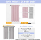 Simplebrand Ava Blush Short Blackout Curtains - Image 8