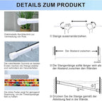 AIZESI Spring Tension Rods Adjustable Tension Curtain Rod Small Tension Rod No - Image 6