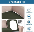 H.VERSAILTEX Super Stretch Individual Seat Cushion Covers Sofa Covers Couch - Image 6