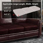 Leather Look Couch Cushion Covers Sofa Seat Slipcovers Sets Couches Furniture - Image 3