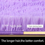 LOCHAS Ultra Soft Indoor Modern Area Rugs Fluffy Living Room Carpets - Image 3