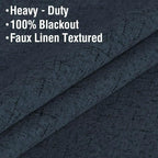 H.VERSAILTEX Primitive Linen Blackout Curtains - Image 5