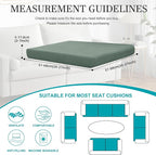 12Pcs Stretch Patio Cushion Covers, Outdoor Couch Covers Replacement, Outdoor - Image 2
