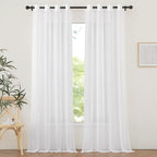 NICETOWN Ivory Sheer Curtains Extra Long 135 inch Length by NICETOWN