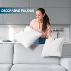 Utopia Bedding Throw Pillows Insert - Image 3