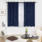 Deconovo Short Window Curtains, Thermal Insulated Soundproof Drapes - Image 2