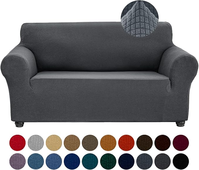 Joccun Stretch Loveseat Couch Cover Slipcover, 1-Piece Sofa Cover by Joccun