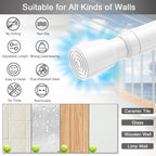 AIZESI 1pcs Tension Curtain Rod Spring Tension Rod Short Curtian Rods No - Image 3
