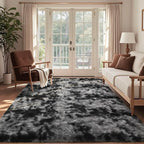 7x10 Ft Extra Large Shag Rugs for Living Room, Tie Dyed Ultra Soft Fluffy Furry - Image 2