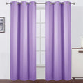 LEMOMO Blackout Curtains 38 x 84 inch/Lavender Curtains Set of 2 Panels/Thermal by Lemomo
