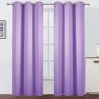 LEMOMO Blackout Curtains 38 x 84 inch/Lavender Curtains Set of 2 Panels/Thermal by Lemomo