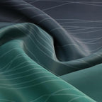 Estelar Textiler Black and Green Ombre Blackout Curtains 90 Inch Length - Image 9