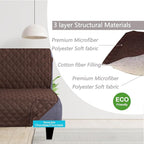 U-NICE HOME Futon Sofa Covers Reversible Sofa Slipcover Armless Cover Furniture - Image 3