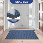 Mibao Front Door Mat, Heavy Duty Durable Welcome Mat - Image 2