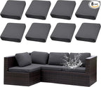 Outdoor Cushion Covers Set, Replacement by SUKAIKEQA