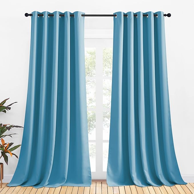 NICETOWN Bedroom Curtains Blackout Drapery Panels, 2 Panels, 70 x 108 inches by NICETOWN