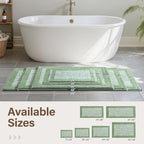 70x24 Long Bathroom Rugs Washable Non Slip, Soft Absorbent Quick Dry Mats - Image 6