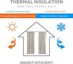 RYB HOME Half Curtain Tiers 36 inch Length, Rod Pocket Summer Heat Blocking - Image 6