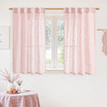 LAMIT 40 Inch Length Linen Curtains by LAMIT