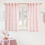 LAMIT 40 Inch Length Linen Curtains by LAMIT