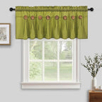 FRAMICS Farmhouse Valance Curtains, Boho Cotton Linen Kitchen Valance, Fresh - Image 7