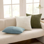 MIULEE Sky Blue Decorative Throw Pillow Covers 16x16 Inch - Image 5