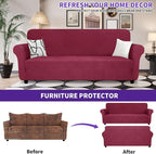 ZNSAYOTX Oversized Super Stretch Couch Cover, New Universal Sofa Covers - Image 3